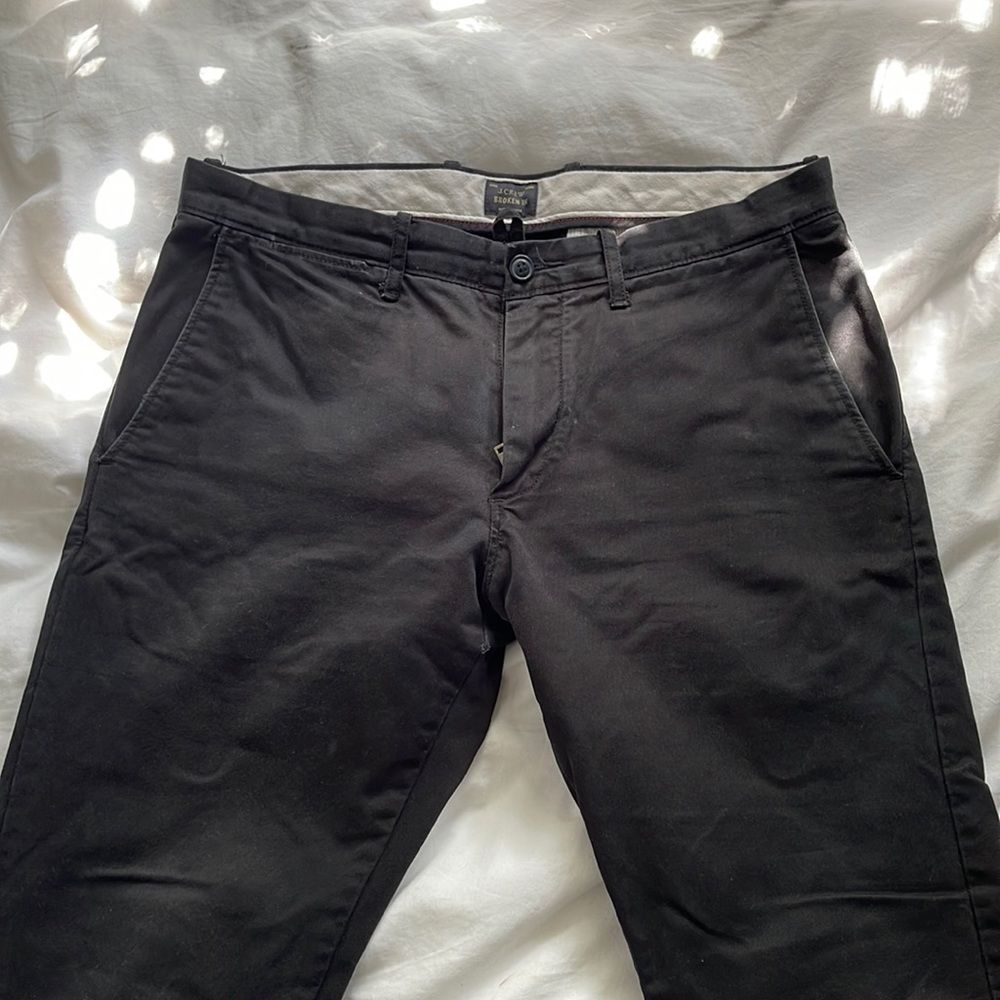 J crew broken in chino pants
